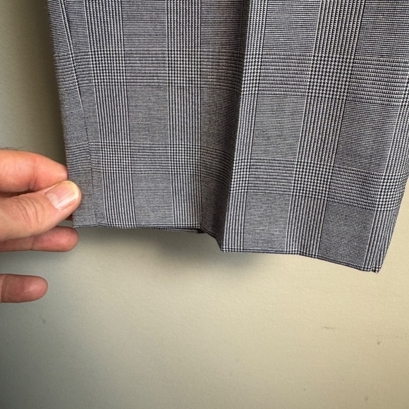 Sondergaard‎ Copenhagen Men's Gray Striped Plaid Slim Fit Dress Pants Size 38x30 - Picture 2 of 15